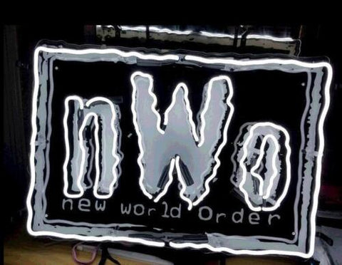 New World Order nWo Neon Light Sign Lamp With HD Vivid Printing