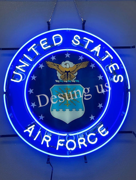 United States Air Force Neon Light Sign Lamp With HD Vivid Printing