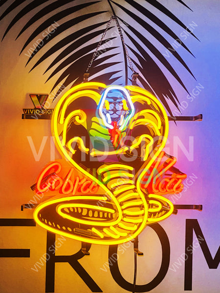 Cobra Kai Snakes Neon Light Sign Lamp With HD Vivid Printing