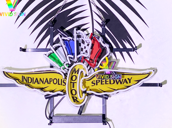 Indianapolis Motor Speedway Neon Light Sign Lamp With HD Vivid Printing