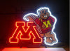 Minnesota Golden Gophers Mascot Neon Sign Light Lamp
