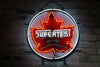 Supertest Petroleum Gasoline Gas Oil Neon Light Sign Lamp With HD Vivid Printing