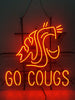 Washington State Cougars Go Cougs Neon Light Lamp Sign
