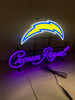 Los Angeles Chargers Crown Royal LED Neon Sign Light Lamp