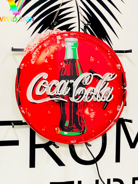 Coca Cola Bottle Coke HD Vivid Neon Sign Lamp Light