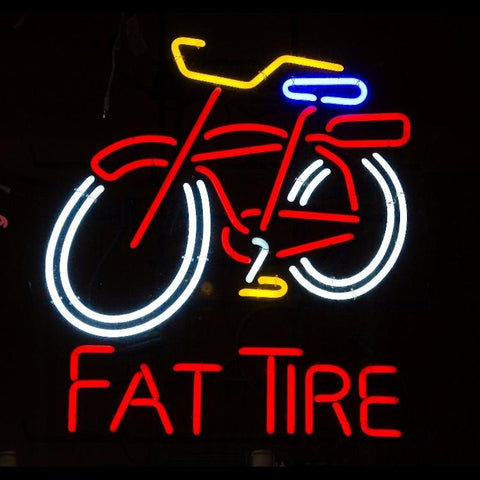 Desung Fat Tire Bike Bicycle (Alcohol - Beer) Neon Sign