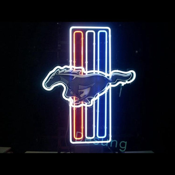 Desung Ford Mustang neon sign (Auto) garage neon sign