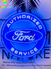 Ford Authorized Service Auto HD Vivid Neon Sign Lamp Light