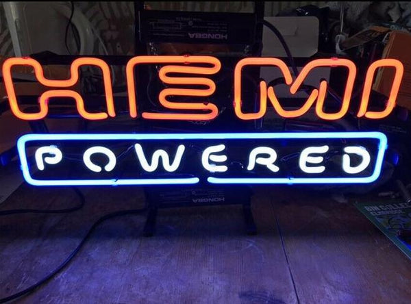 Mopar Hemi Powered Neon Sign Light Lamp