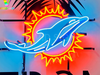 Miami Dolphins Logo HD Vivid Neon Sign Light Lamp