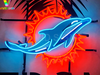 Miami Dolphins Logo HD Vivid Neon Sign Light Lamp