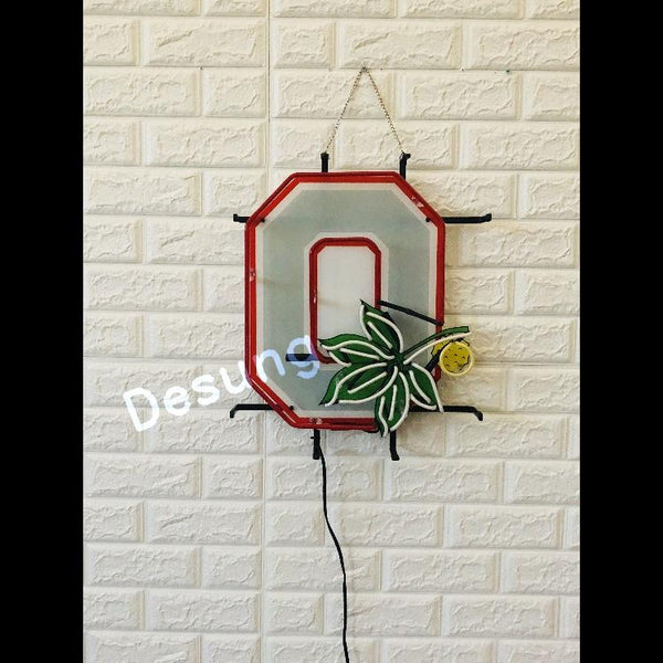 Desung Ohio State Buckeyes (Sports - Football) vivid neon sign, front view, turned off