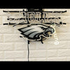Desung Philadelphia Eagles (Sports - Football) vivid neon sign, front view, turned off