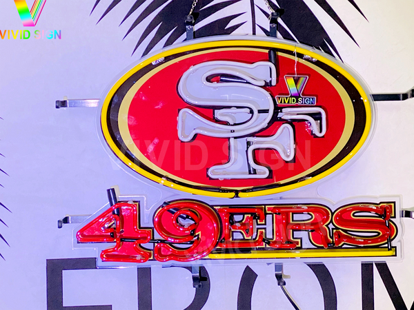 San Francisco 49ers Neon Sign, San Francisco 49ers Sign