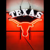Desung Texas Longhorns (Sports - Football) vivid neon sign, front view, turned on