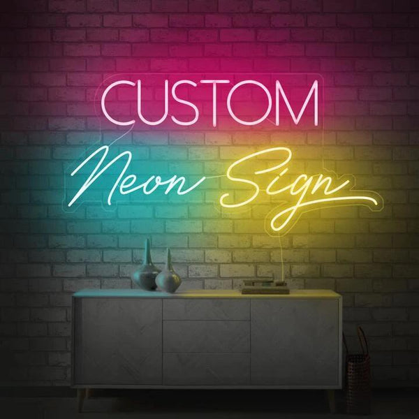 Personalizable Customizable Neon Sign Light Lamp Wall Decor