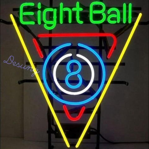 Desung Eight 8 Ball Neon Sign business 120BP283ELB 1796 20" arcade