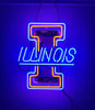Illinois Fighting Illini Football Team Neon Sign Light Lamp