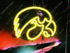 Iowa Hawkeyes LED Neon Sign Light Lamp With Dimmer