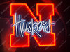 Nebraska Huskers Basketball LED Neon Sign Light Lamp With Dimmer