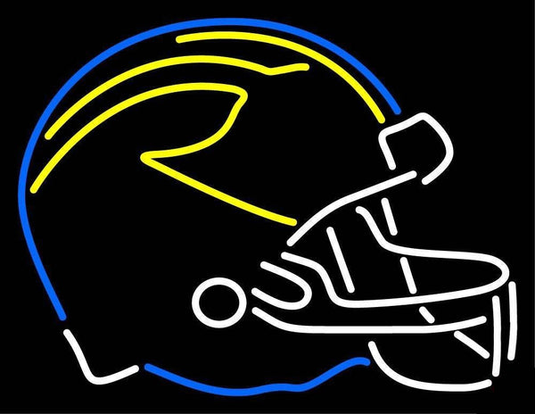Michigan Wolverines Mascot Helmet Neon Sign Light Lamp