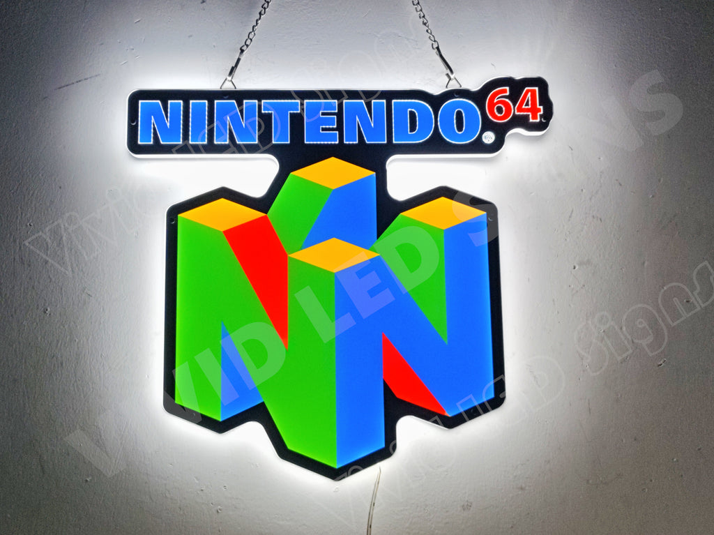 Nintendo 64 2D LED Neon Sign Light Lamp – neonsign.us