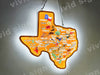 Texas State Serving Board 3D LED Neon Sign Light Lamp