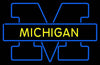 Michigan Wolverines Mascot Neon Sign Light Lamp