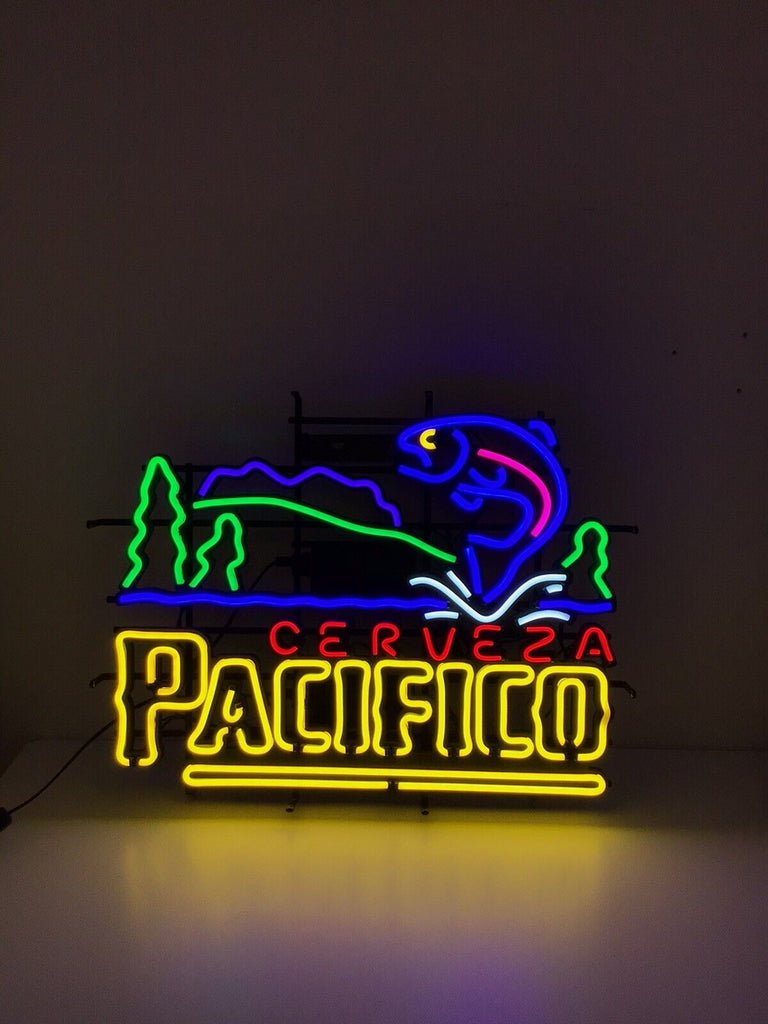 Cerveza Pacifico Fishing Beer LED Neon Sign Light Lamp – neonsign.us