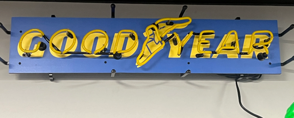 Goodyear Neon Light Sign Lamp With HD Vivid Printing