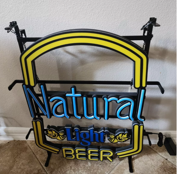 Natural Light Beer Can LED Neon Sign Light Lamp