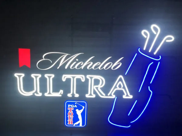 Michelob Ultra PGA Tour Golf Beer LED Neon Sign Light Lamp