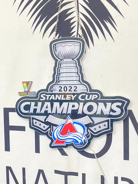 2022 Stanley Cup Champions Tampa Bay Lightning 3D LED Neon Sign Light Lamp