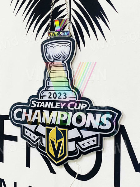 2023 Stanley Cup Champions Vegas Golden Knights 3D LED Neon Sign Light Lamp