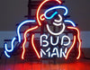 Bud Man Hero Neon Sign Light Lamp