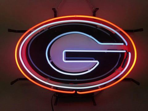 Georgia Bulldogs Mascot Neon Sign Light Lamp HD Vivid Printing