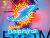 Miami Dolphins Neon Light Sign Lamp With HD Vivid Printing
