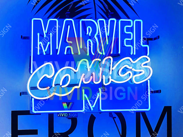 Marvel Comics Neon Light Sign Lamp With HD Vivid Printing