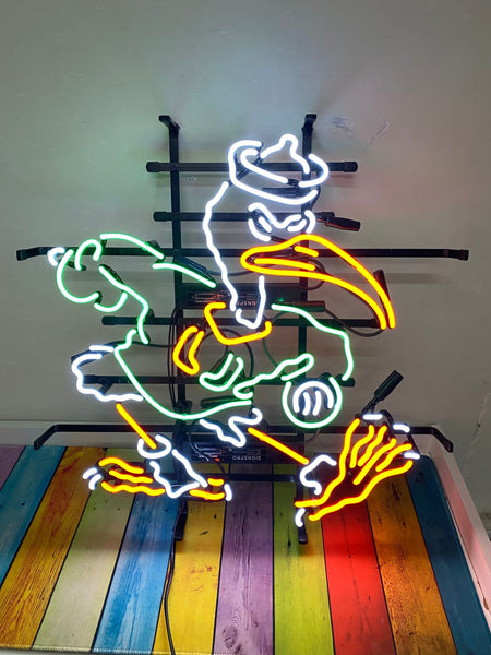 Miami Hurricanes Mascot Sebastian the Ibis Neon Sign Light Lamp