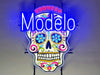 Cerveza Modelo Sugar Skull LED Neon Sign Light Lamp With Dimmer