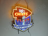 Kansas City Chiefs 2024 Champions LED Neon Sign Light Lamp With Dimmer