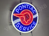 Plymouth Pontiac Service LED Neon Sign Light Lamp With Dimmer