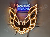 Pontiac Firebird Auto Gold LED Neon Sign Light Lamp With Dimmer