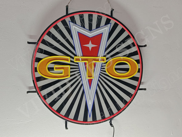 Pontiac GTO Car LED Neon Sign Light Lamp With Dimmer