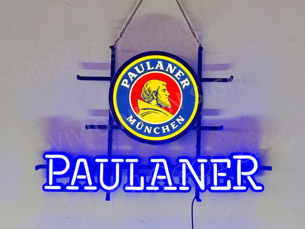 Paulaner Munich Beer LED Neon Sign Light Lamp With Dimmer