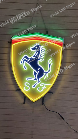 Ferrari Logo LED Neon Sign Light Lamp – neonsign.us