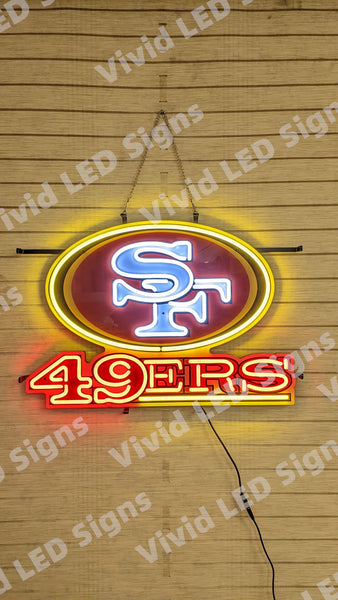 San Francisco 49ers LED Neon Sign Light Lamp