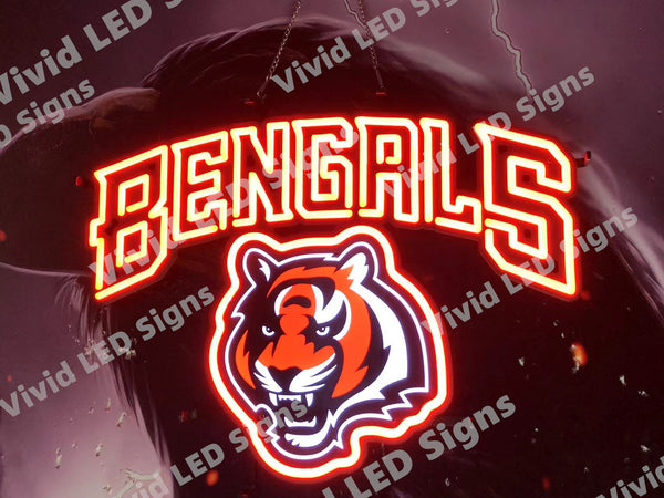 Cincinnati Bengals LED Neon Sign Light Lamp