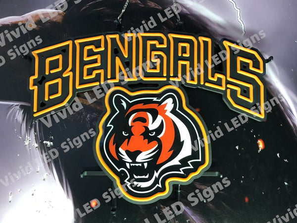 Cincinnati Bengals LED Neon Sign Light Lamp