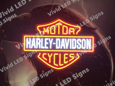 Harley Davidson Motorcycles LED Neon Sign Light Lamp